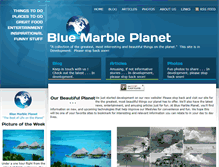 Tablet Screenshot of bluemarbleplanet.com